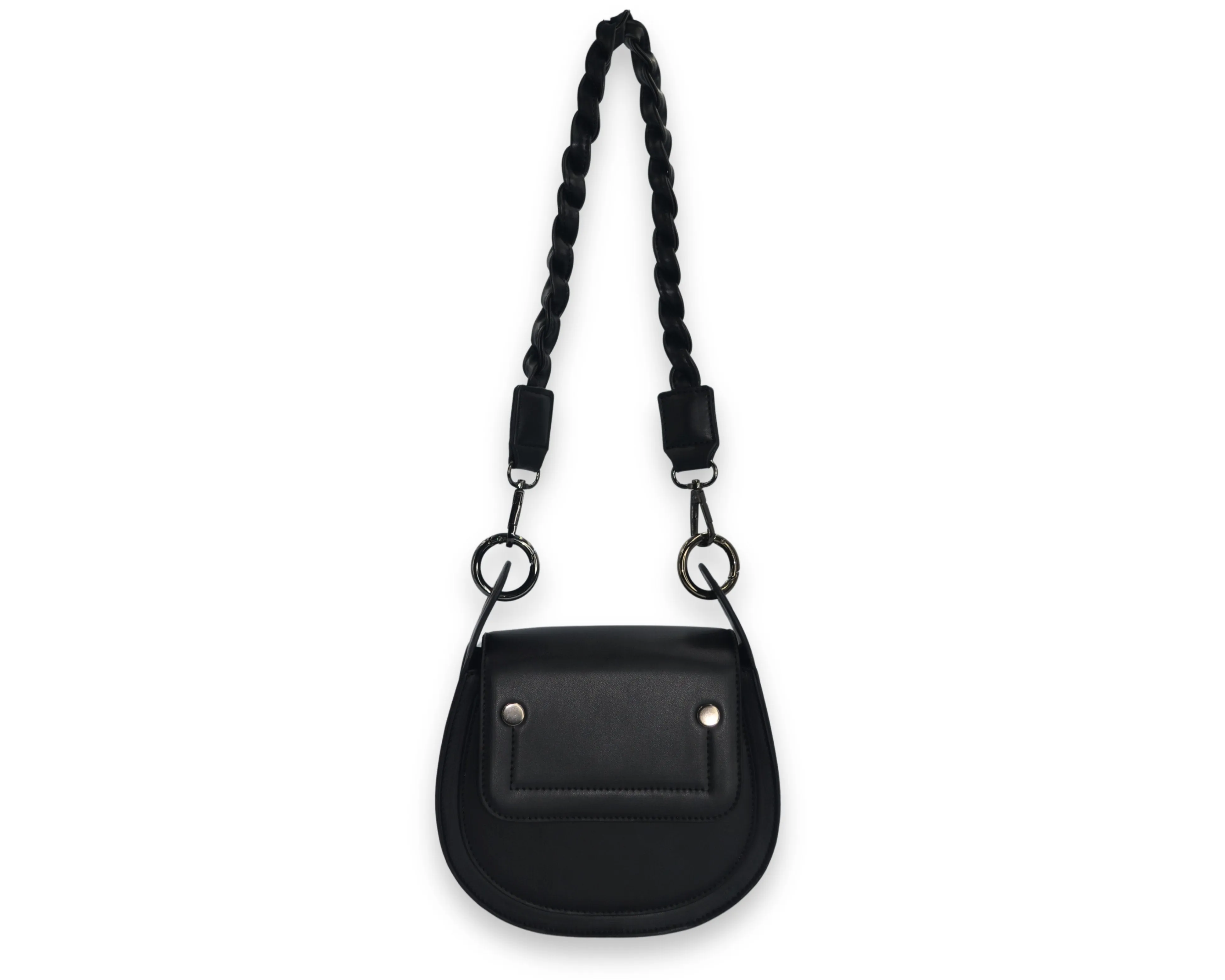 Adriana Cross Body and Shoulder Ladies Bag - Black
