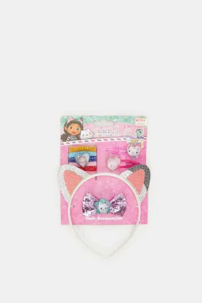 Assorted Gabby’S Dollhouse Hair Accessories Set (9 Piece)