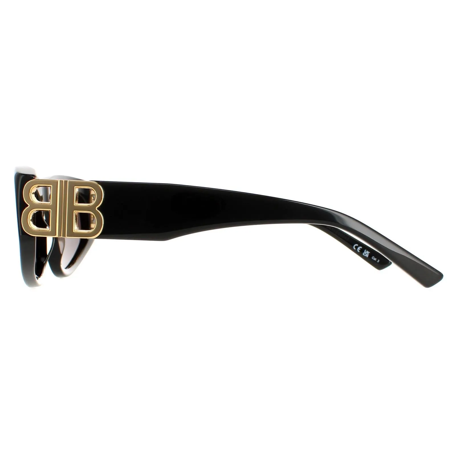 Balenciaga Sunglasses BB0095S 001 Black Grey