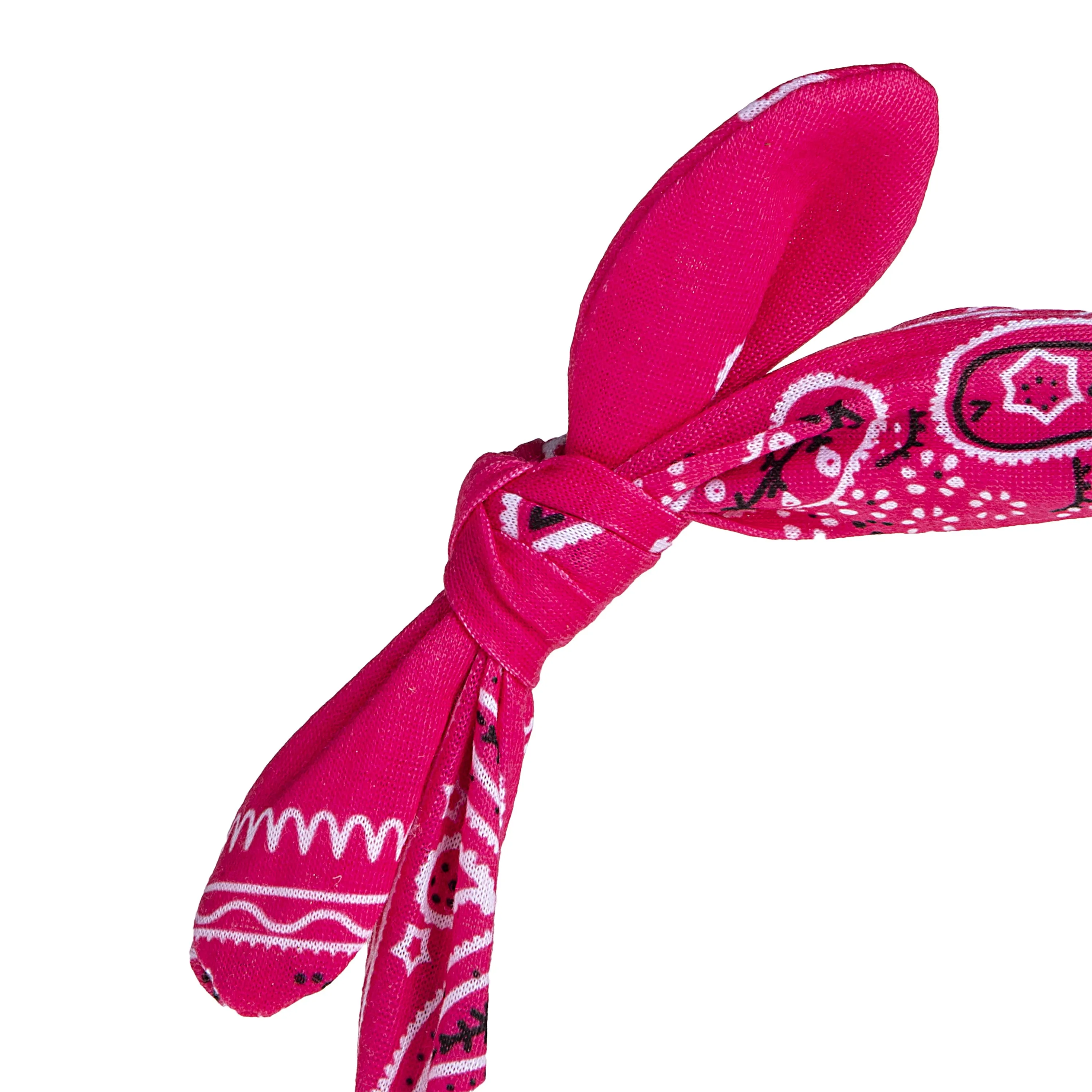 Bandana Bow Headbands, Women & Girls Assorted Colors, 3 Ct