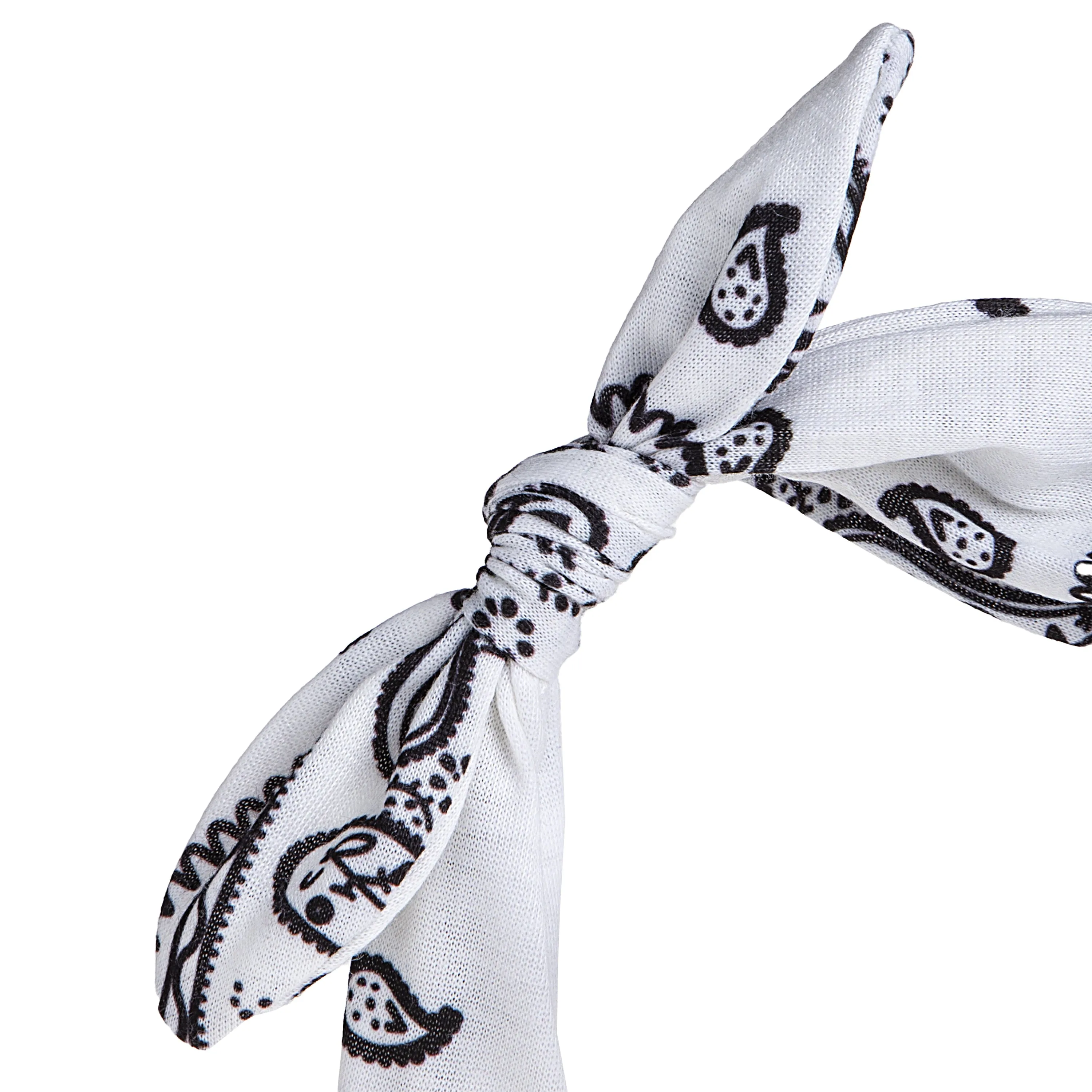 Bandana Bow Headbands, Women & Girls Assorted Colors, 3 Ct