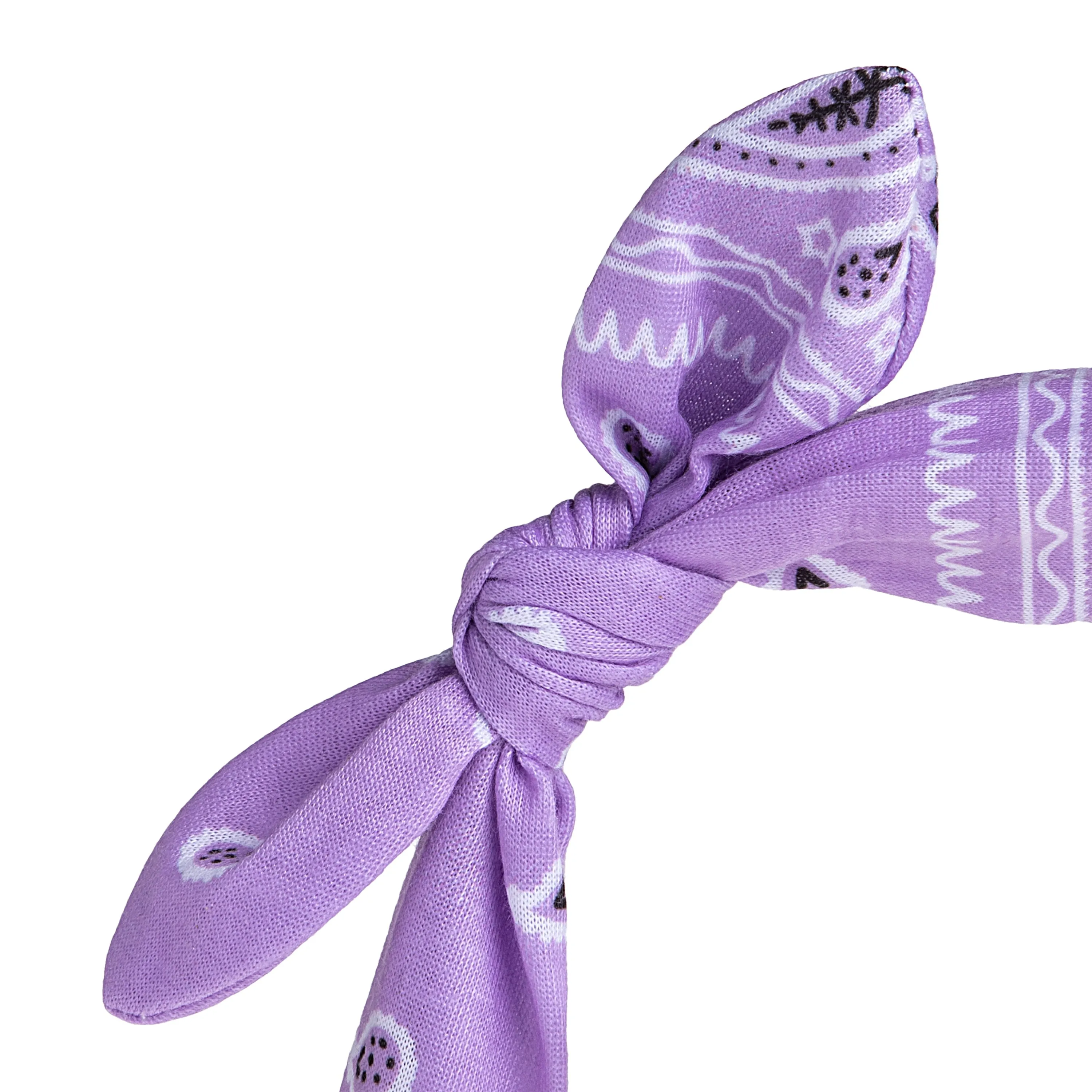Bandana Bow Headbands, Women & Girls Assorted Colors, 3 Ct