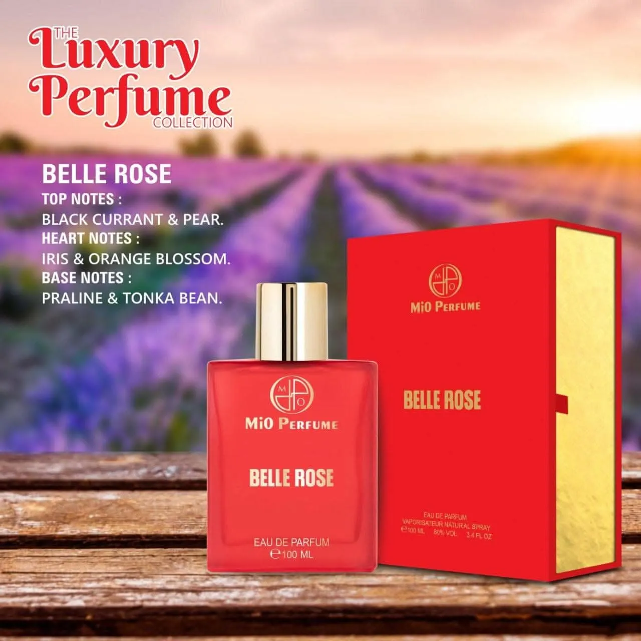 Belle Rose Unisex Perfume (100 ml)