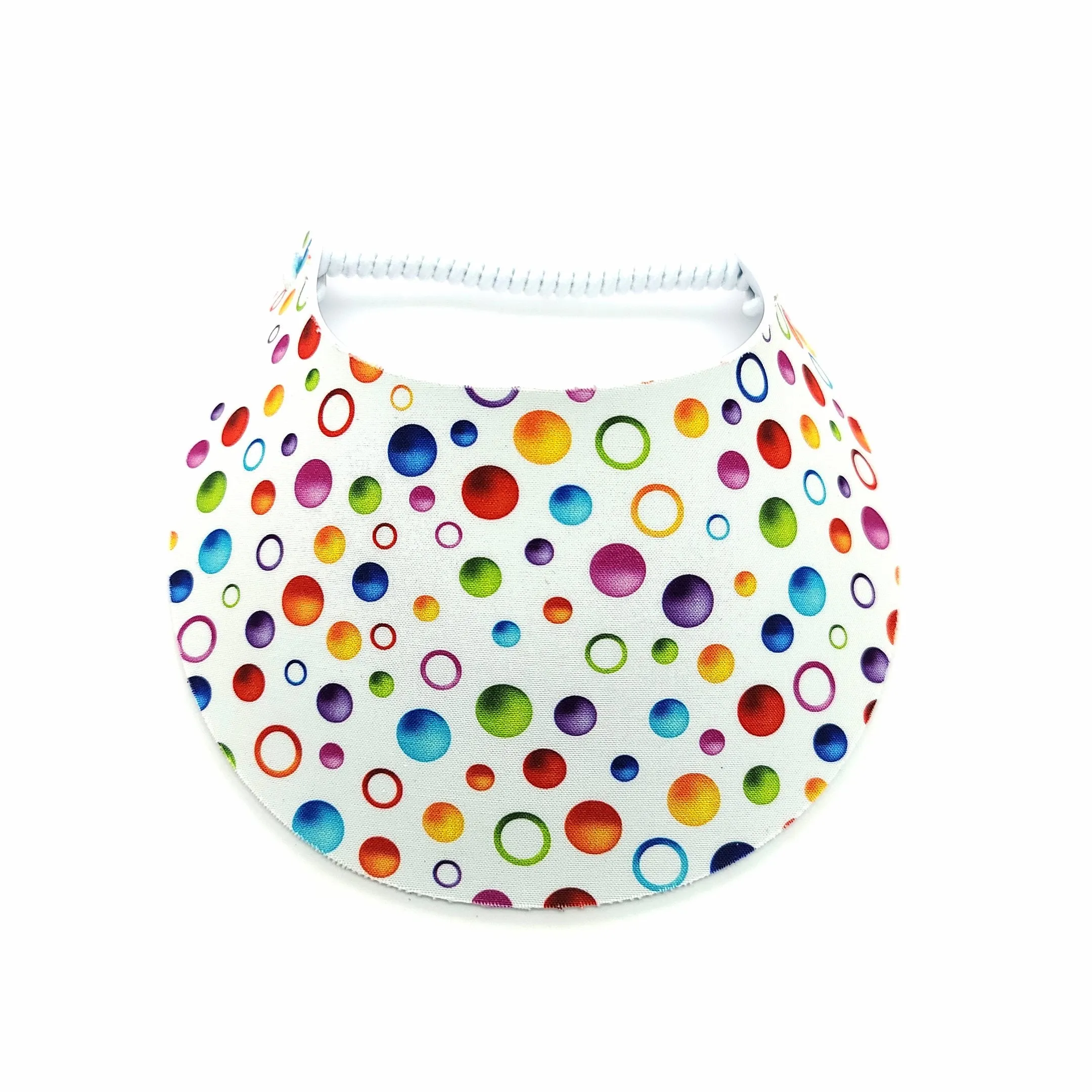 Bubble and Scatter Dots Patterns Foam Sun Visor