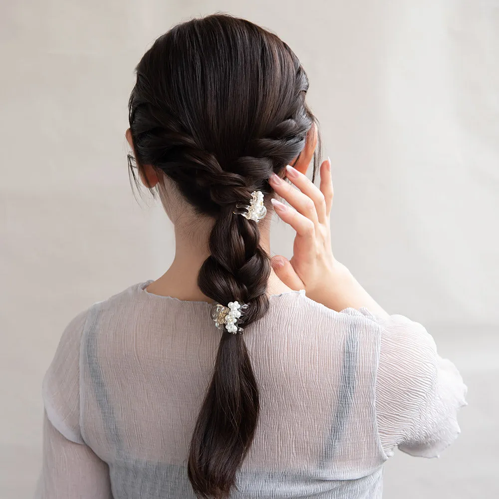 Bubble Pearl Mini Hair Claw Set