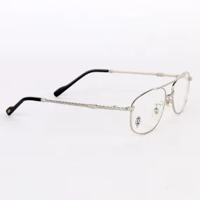 Cartier Vintage Classic Metal Silver Sunglasses