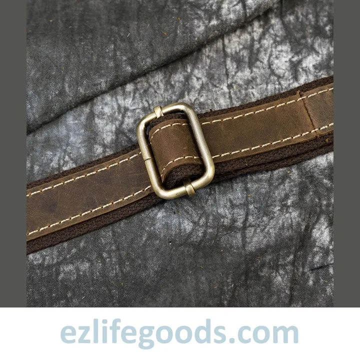 Casual Leather Sling Bag for Men, Slim Anti Theft Chest Bag