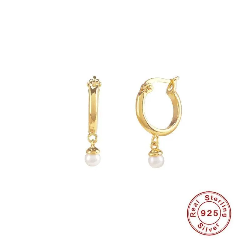 Elegant Silver Pearl Earrings: Timeless Luxury & Sophistication