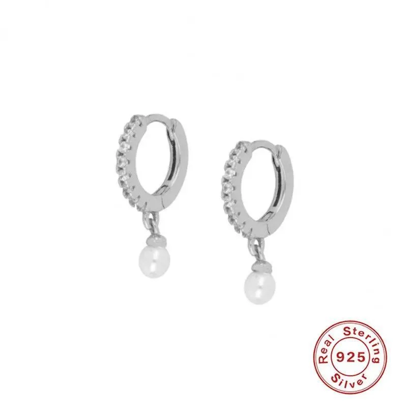 Elegant Silver Pearl Earrings: Timeless Luxury & Sophistication