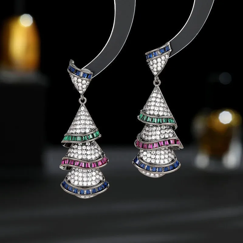 Fashion Cubic Zirconia Earring for Wedding,Dangler for  Prom Dangler Jewelry for Women LYHR02526