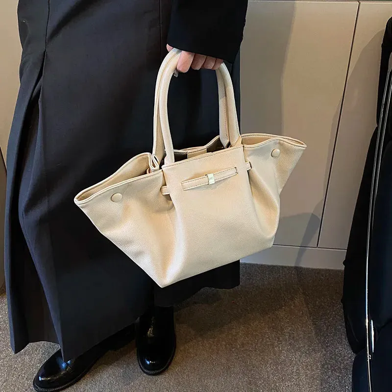 Faux Leather Tote Bag for Women