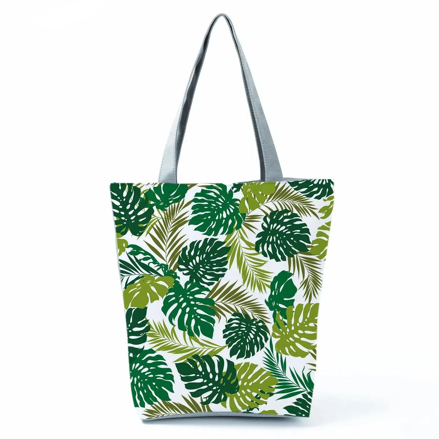 Floral Printed Large Capacity Canvas Tote