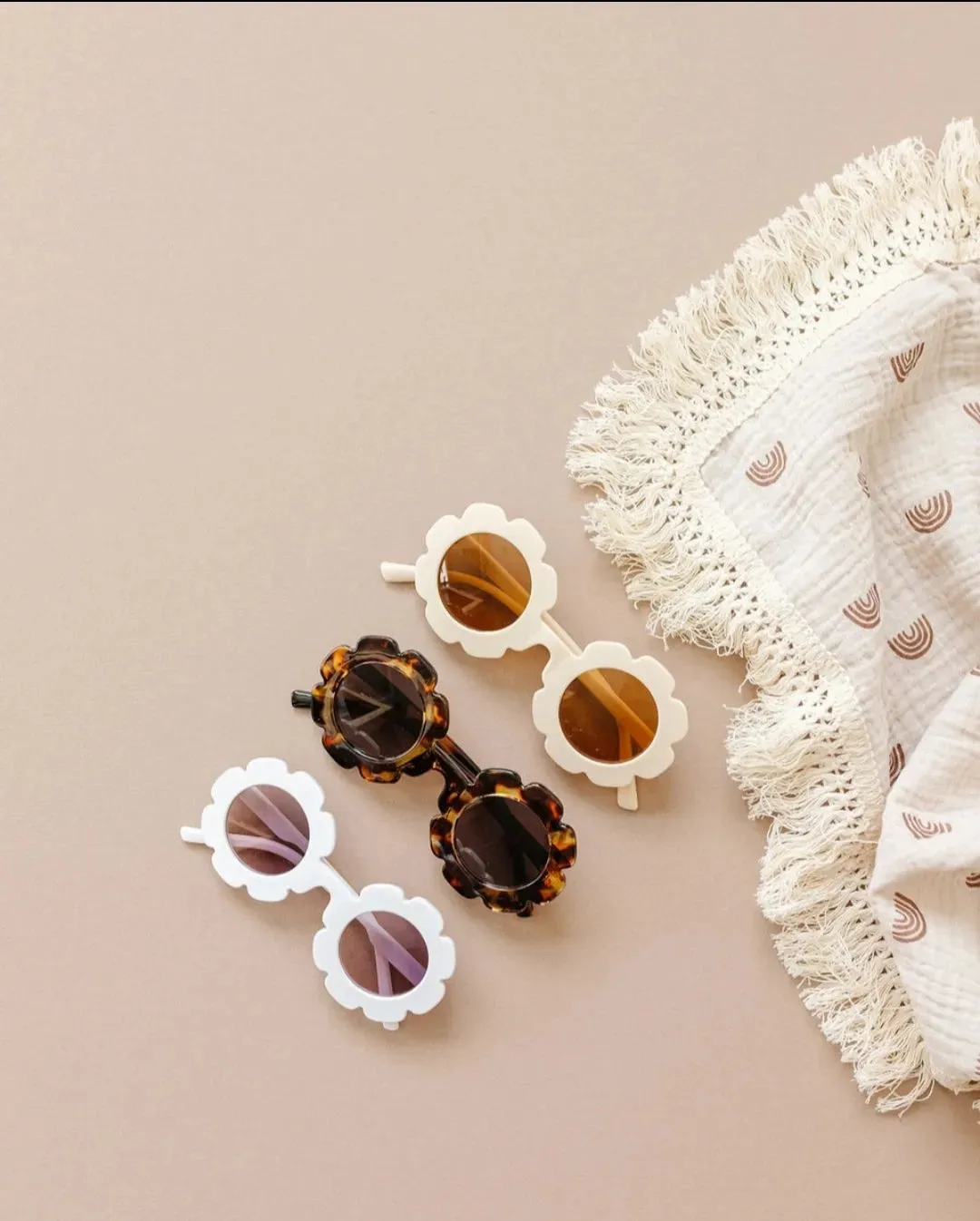 Flower Sunnies in Brown