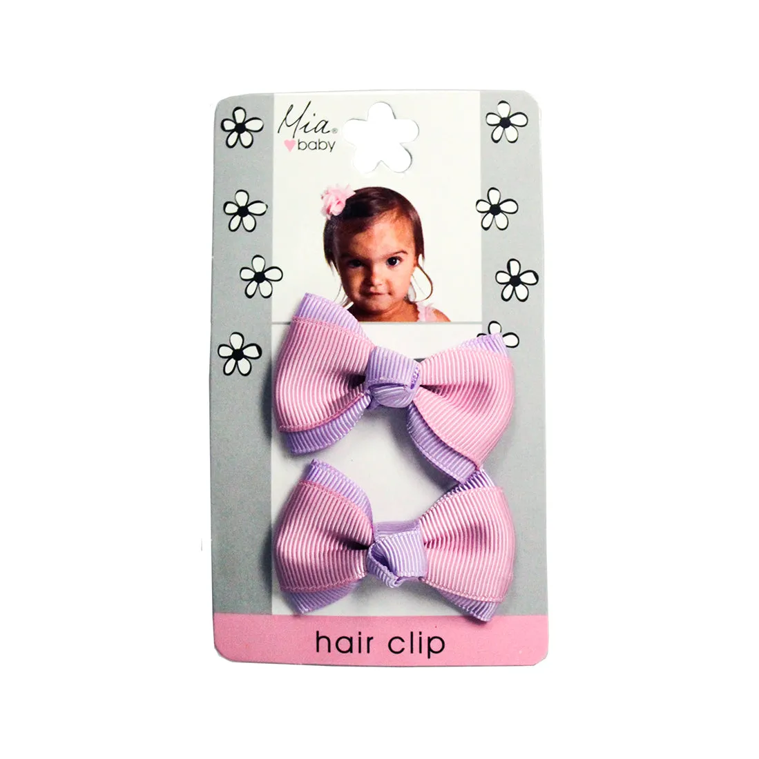 Grosgrain Ribbon Mini Bow Clips