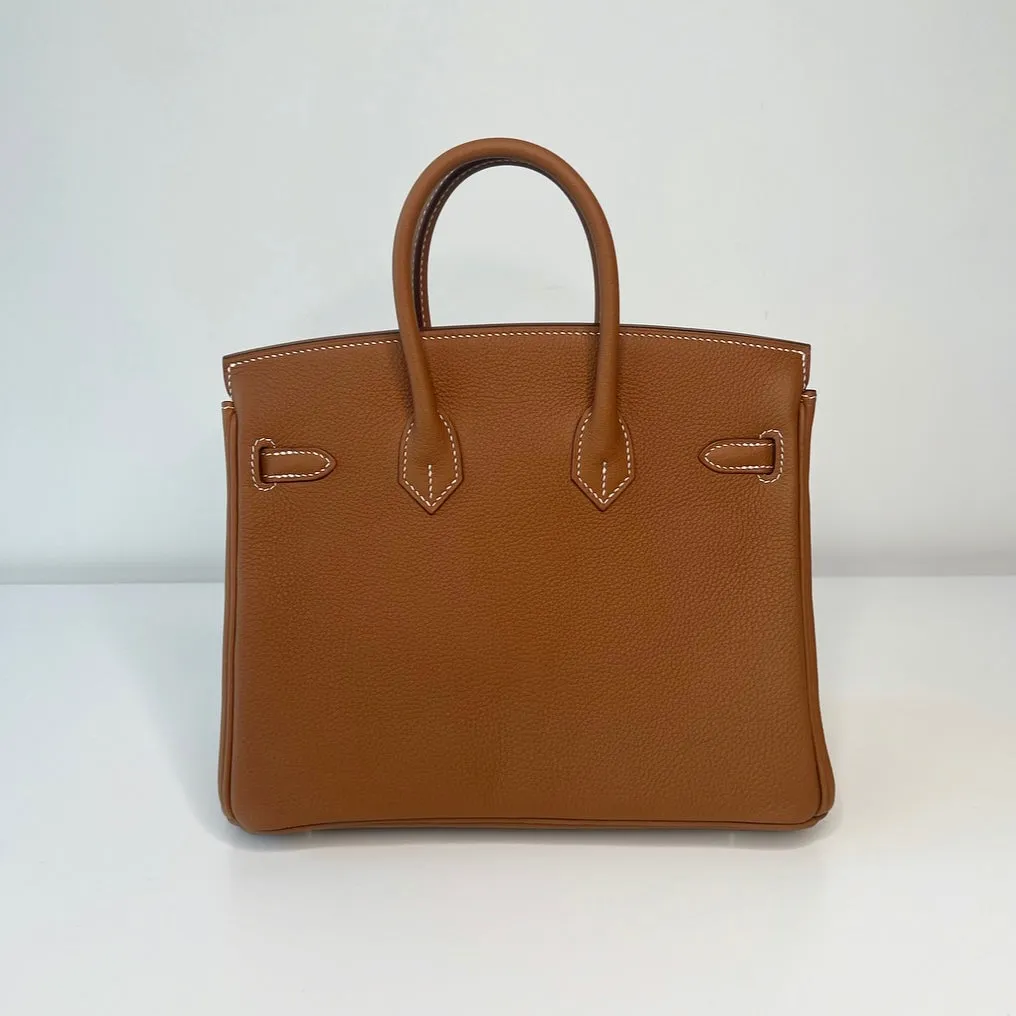 Hermès Birkin 25 Gold Togo Gold Hardware