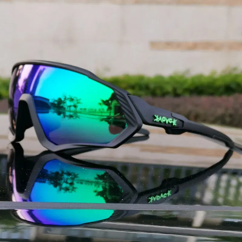 Kapvoe Cycling Glasses Outdoor Sports Running Goggles Men's Mtb Bicycle Glasses Women Cycling Eyewear 1 Lens