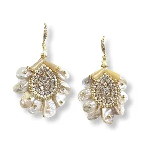 Krista Mother of Pearl Statement Earrings