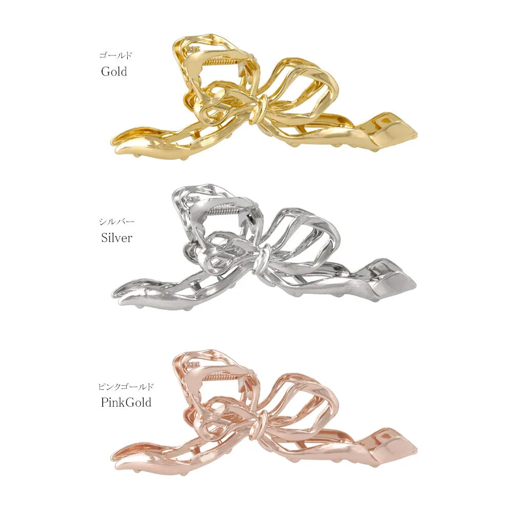 Large Metal Bow Hair Clip