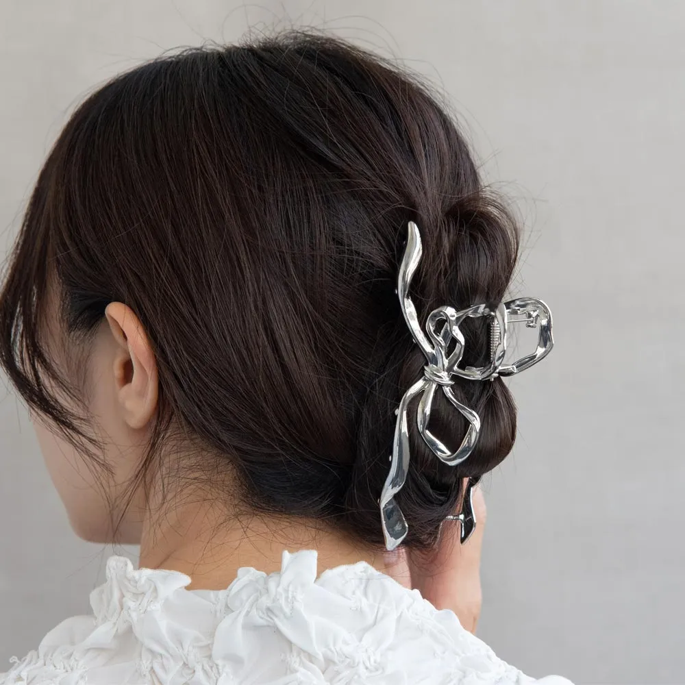 Large Metal Bow Hair Clip