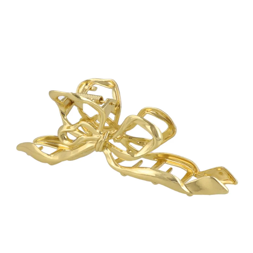 Large Metal Bow Hair Clip