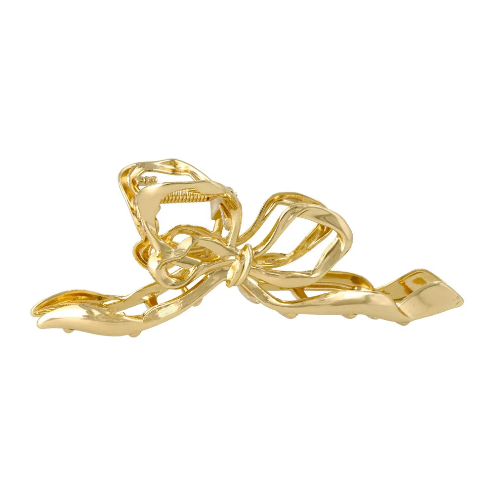 Large Metal Bow Hair Clip