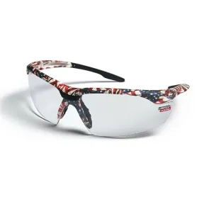 Lincoln Axilux USA Safety Glasses Clear Anti-Fog/Scratch Lens K4676-1