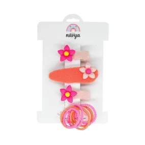 Little Miss Wonder Set Clip & Rubberband Pack of 4 - (3-8 Years)