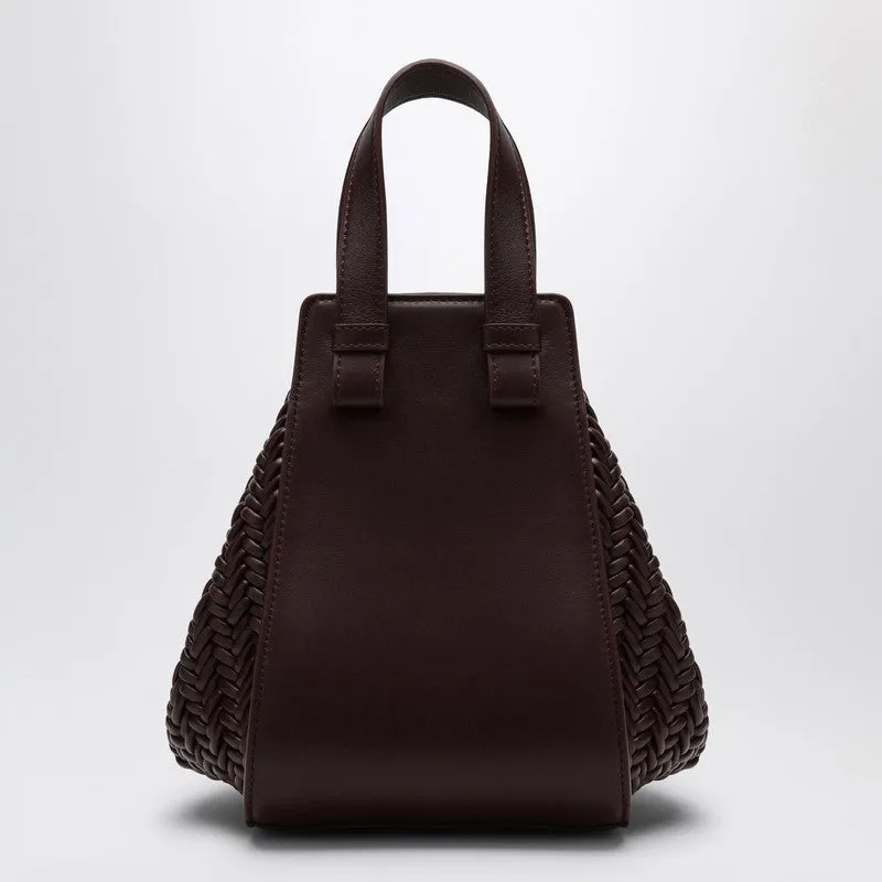 Loewe Dark Burgundy Leather Hammock Bag Women
