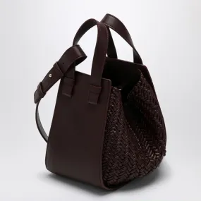 Loewe Dark Burgundy Leather Hammock Bag Women