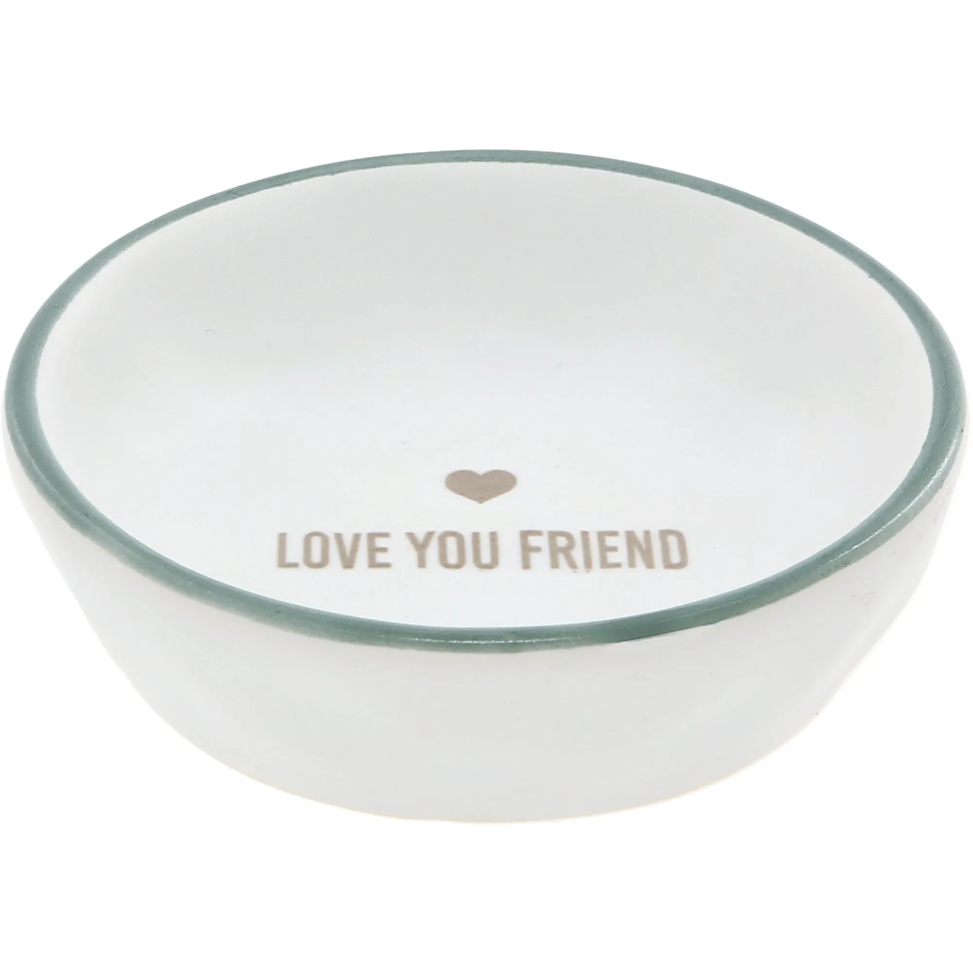 Love You Friend 2.5" Trinket Dish