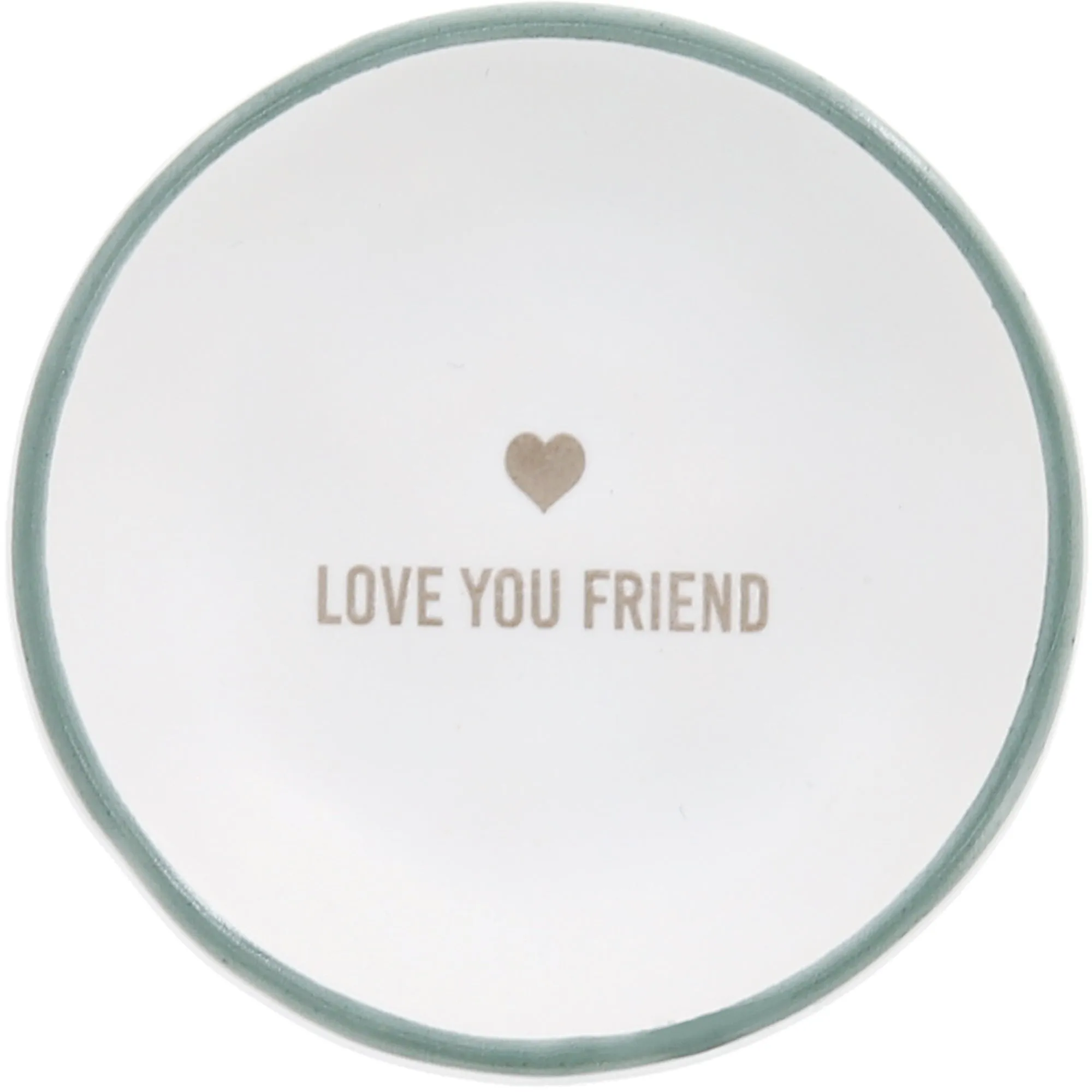 Love You Friend 2.5" Trinket Dish