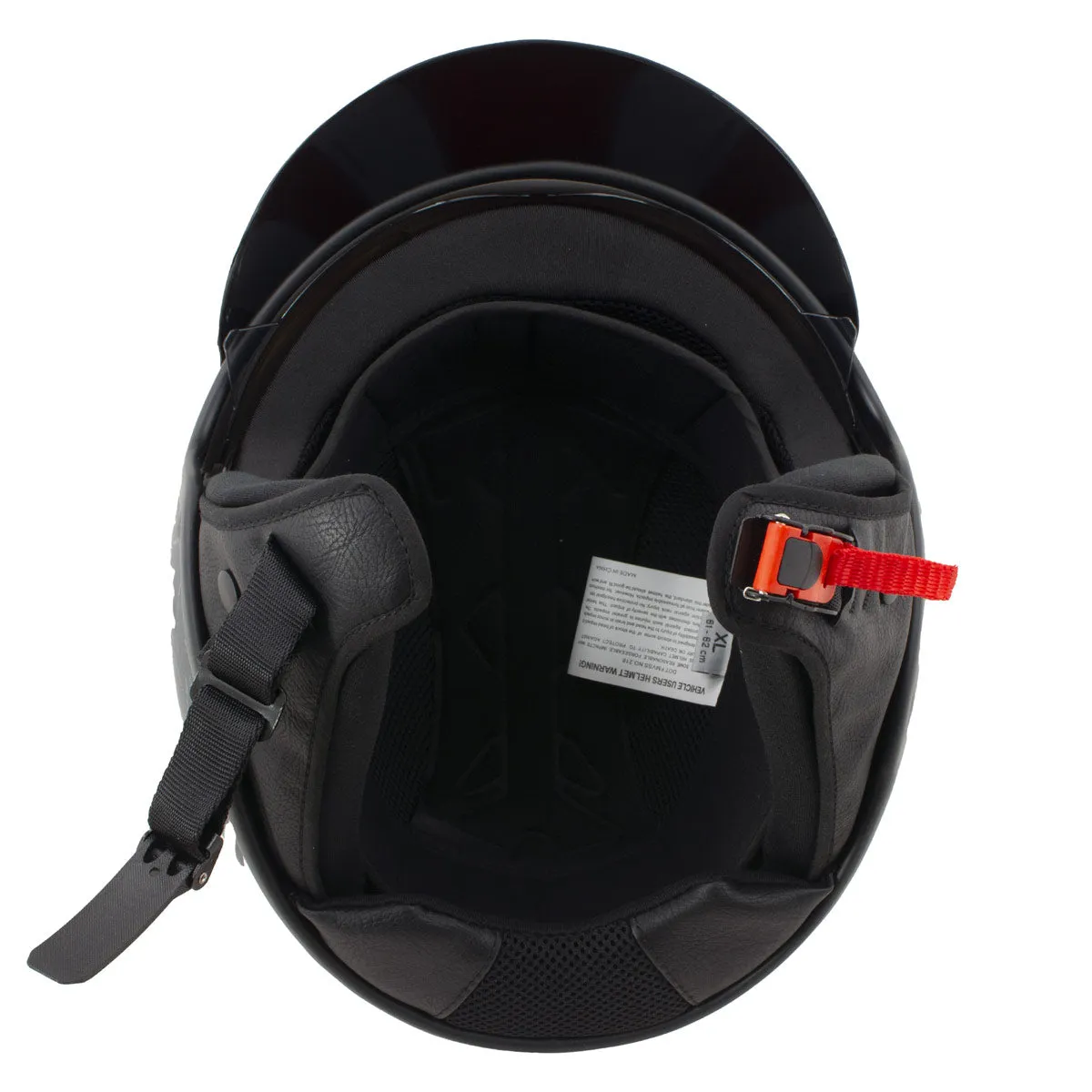 Milwaukee Helmets MPH9701DOT 'Maverick' 3/4 Open Face Stars and