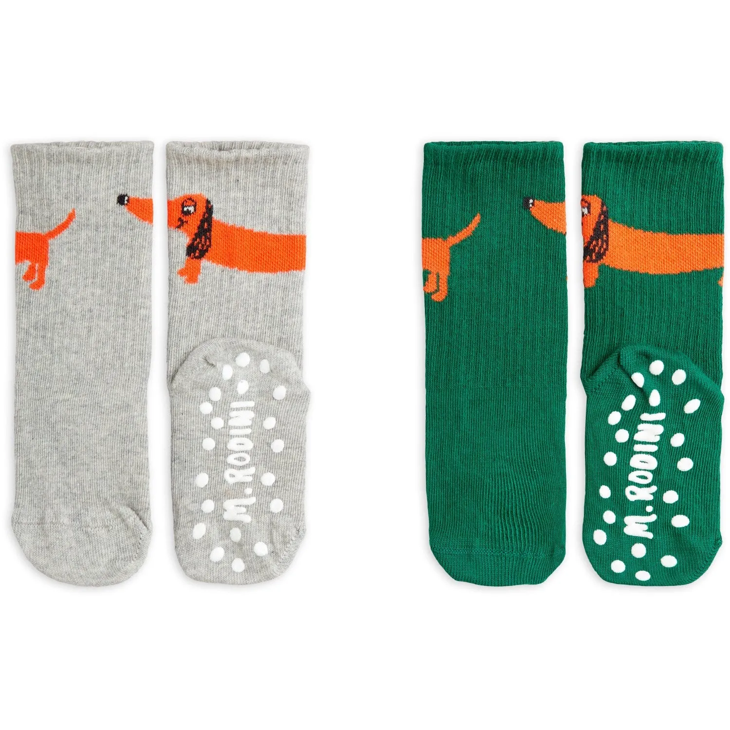 Mini Rodini Multi Dog 2-Pack Anti-Slip Socks