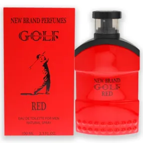 New Brand - Golf Red for Men - 3.3 oz EDT Spray