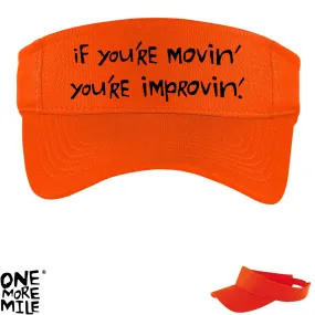 OMM Running Visor - "If You're Movin' You're Improvin'"