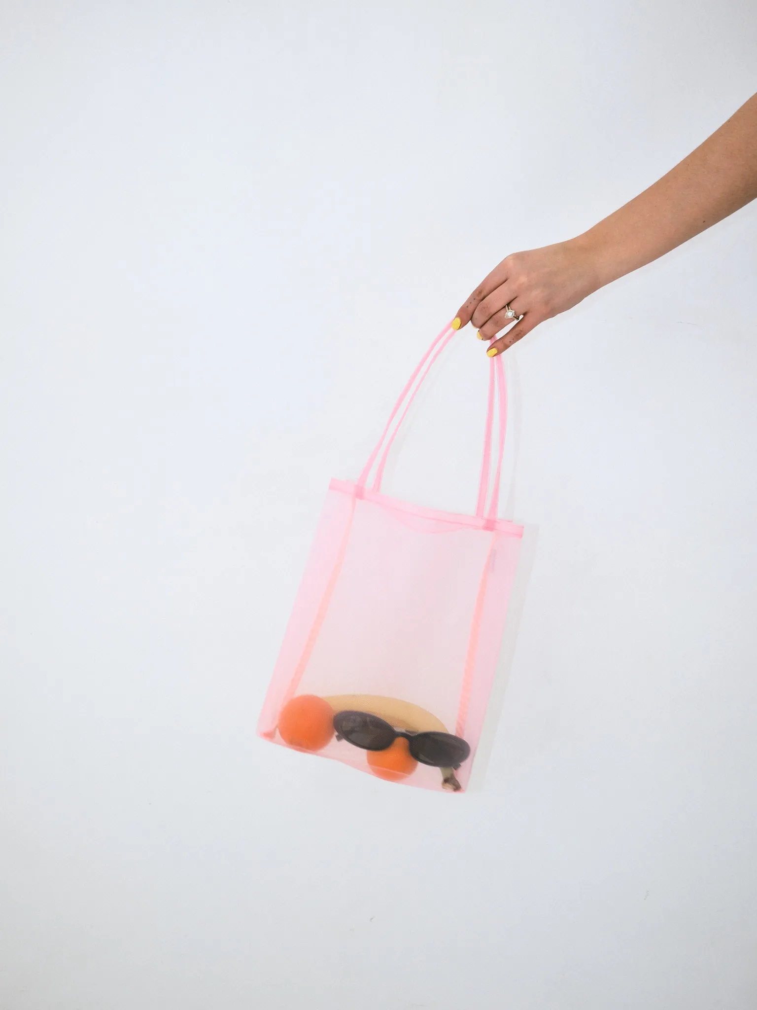 Open Tote - Pink