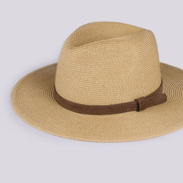 Panama Hat Summer Sun Hats for Women Man Beach Straw Hat for Men UV Protection Cap chapeau femme