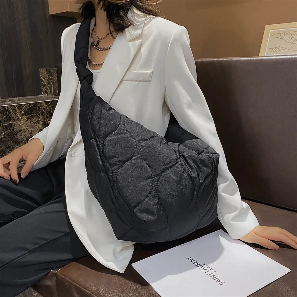 Peggy Padded Big Crossbody Hobo Bag