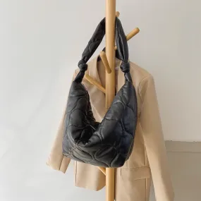 Peggy Padded Big Crossbody Hobo Bag