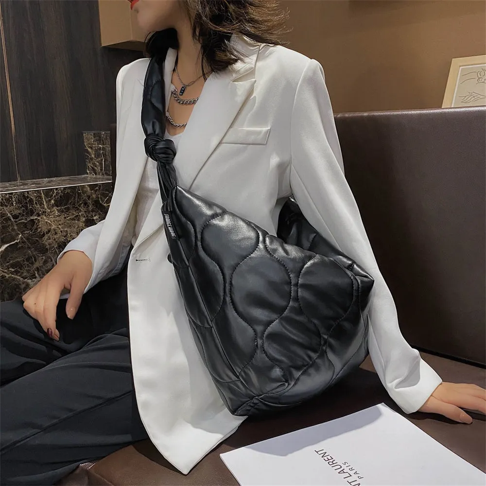 Peggy Padded Big Crossbody Hobo Bag