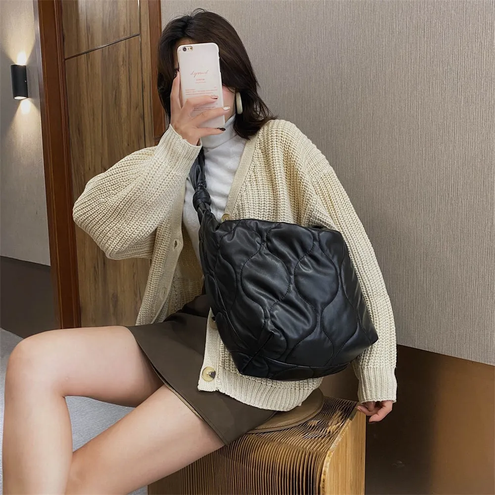 Peggy Padded Big Crossbody Hobo Bag