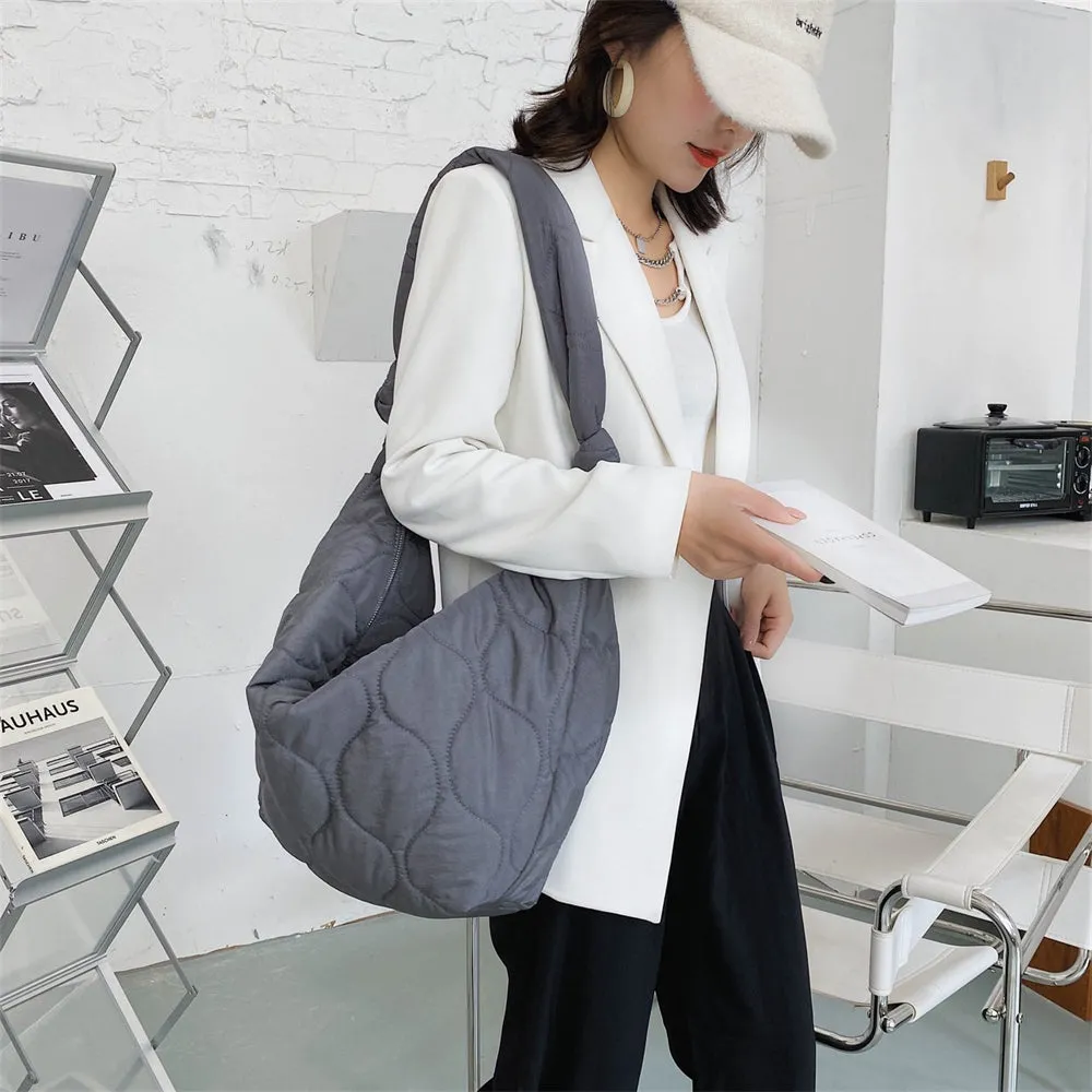 Peggy Padded Big Crossbody Hobo Bag