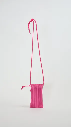 Pleats Mini Pochette in Pink