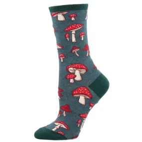 PRETTY FLY FOR A FUNGI SOCKS - GREEN