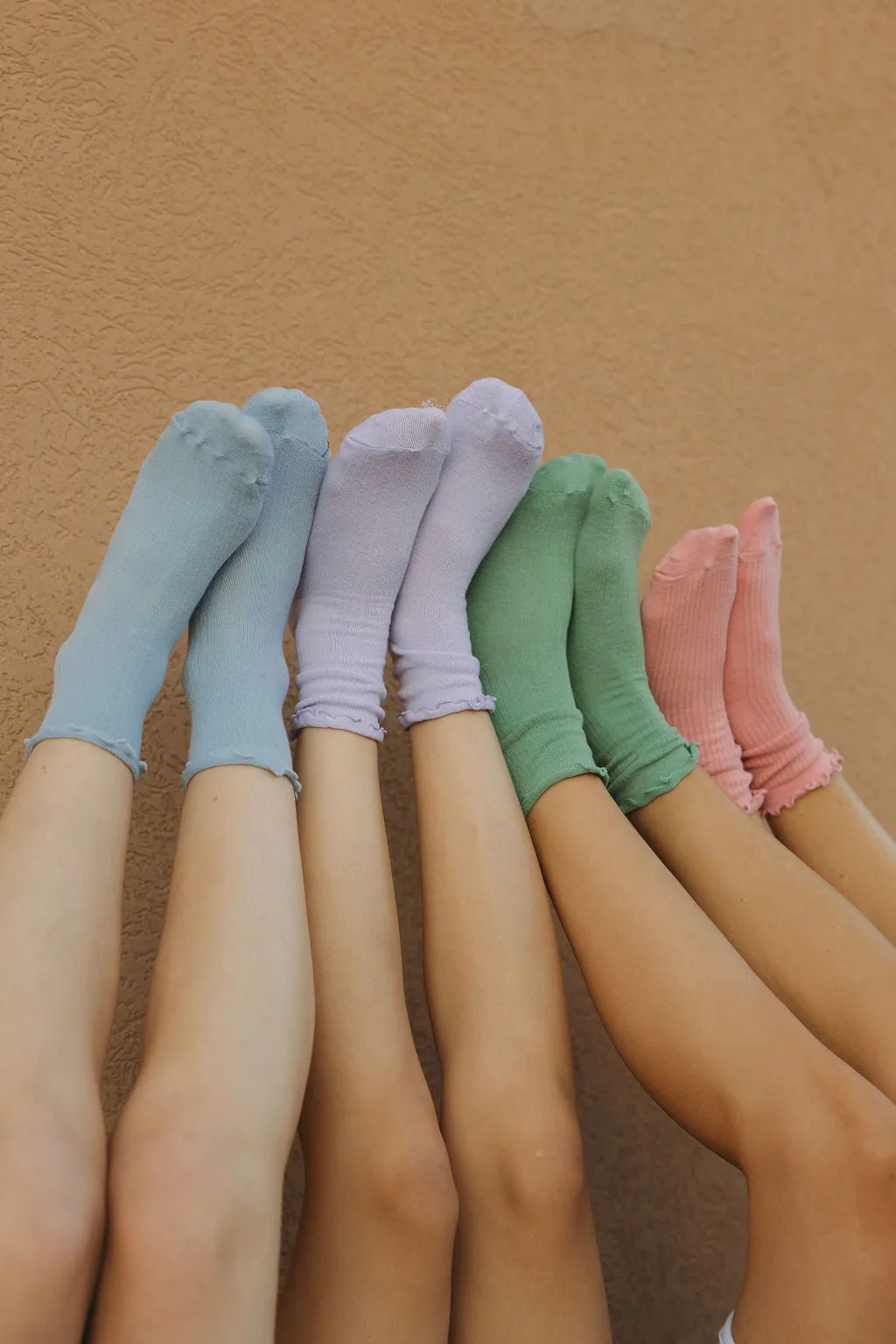 Ruffle Socks-Lilac