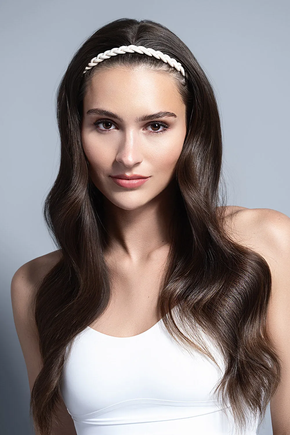 Salutation Bands Slim Braided Headband Set