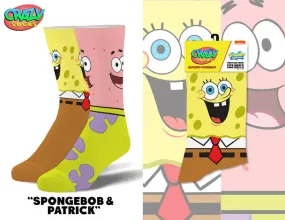 Spongebob & Patrick - Mens Crew Folded