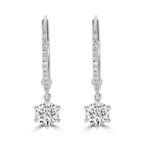 Timeless Brilliant Cut Diamond Drops