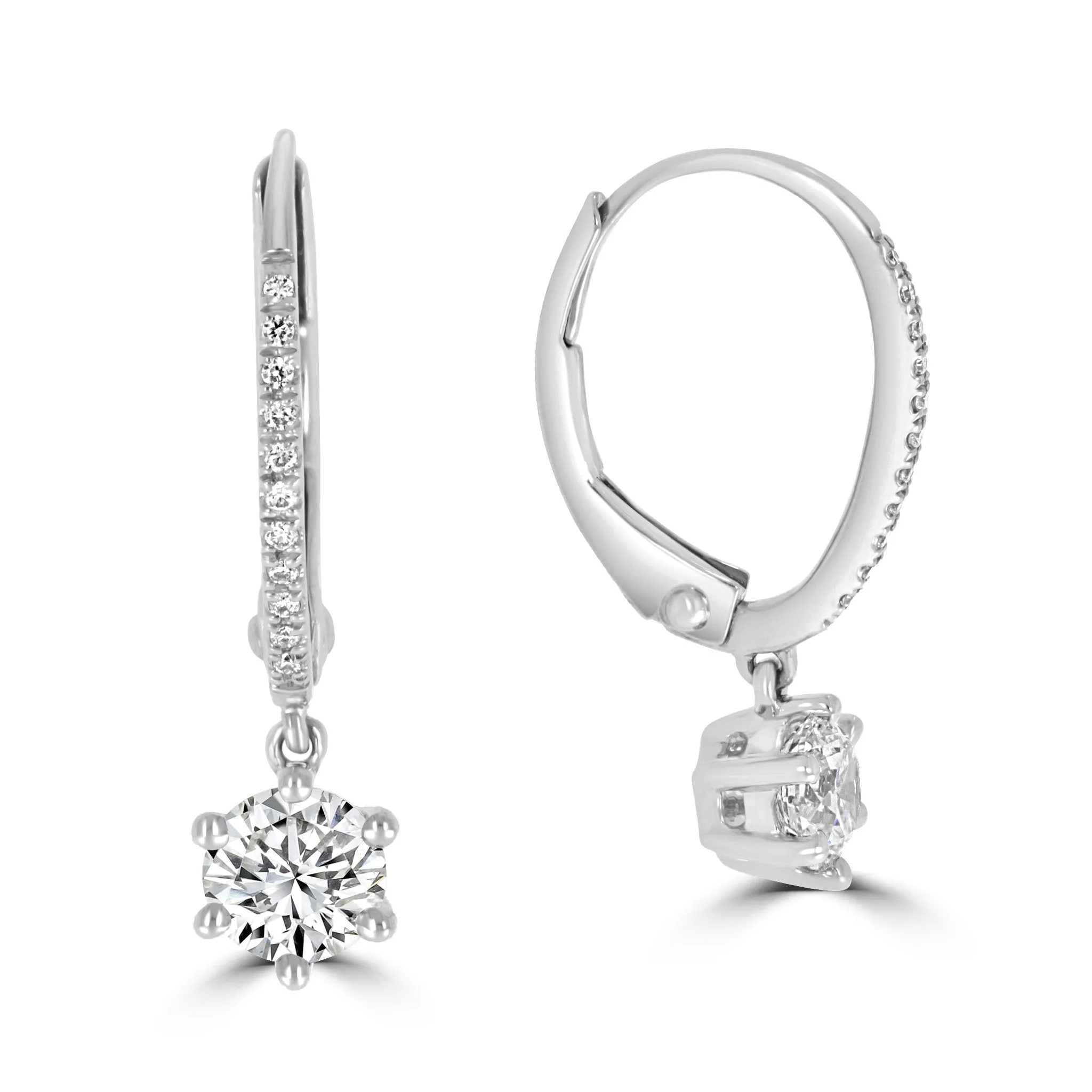 Timeless Brilliant Cut Diamond Drops