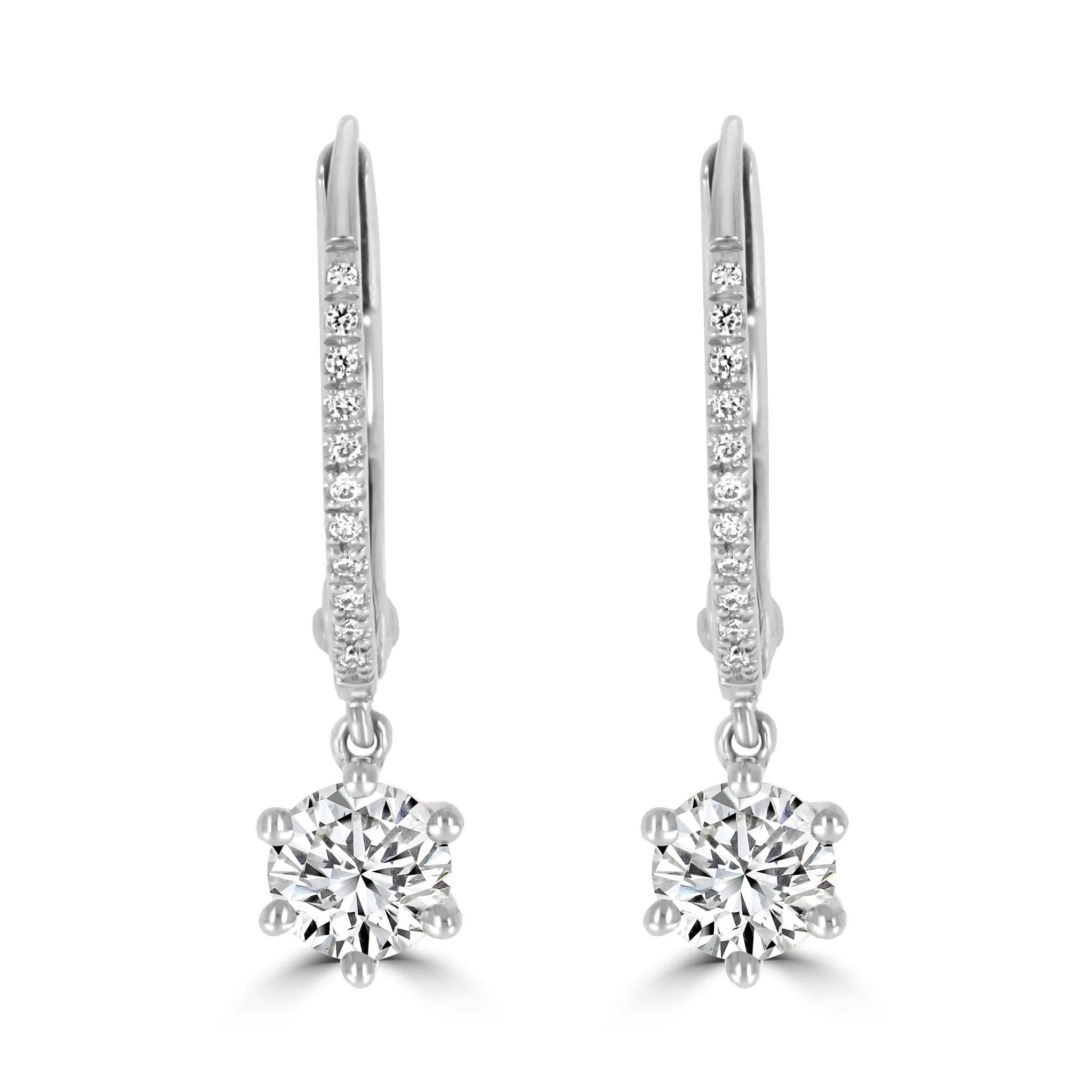 Timeless Brilliant Cut Diamond Drops